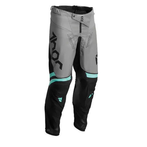 THOR MX PANT S22 PULSE CUBE BLACK/MINT